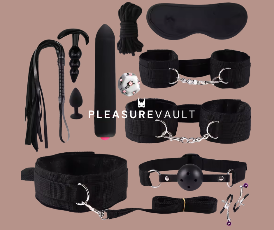 Ultimate 12-Piece Intimate Wellness Kit – Black Edition